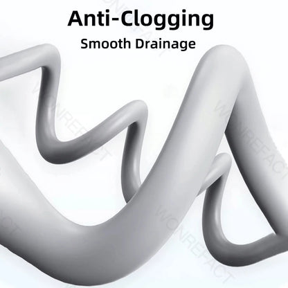 Bathroom Silicone Shower Tube Bend Arbitrarily Hose Explosion Proof Anti Winding Shower Head Hose Used High Toughness Design