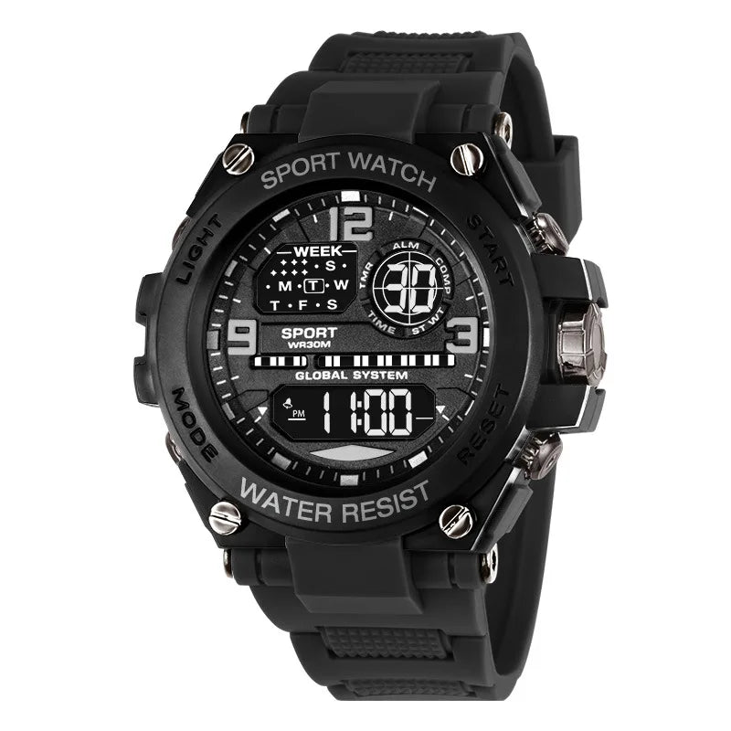 MAYZHISU Top Luxury Electronic Watch for Man Outdoor Men's Sports Watches Stopwatch Waterproof Calendar Kids Digital Clock Gift