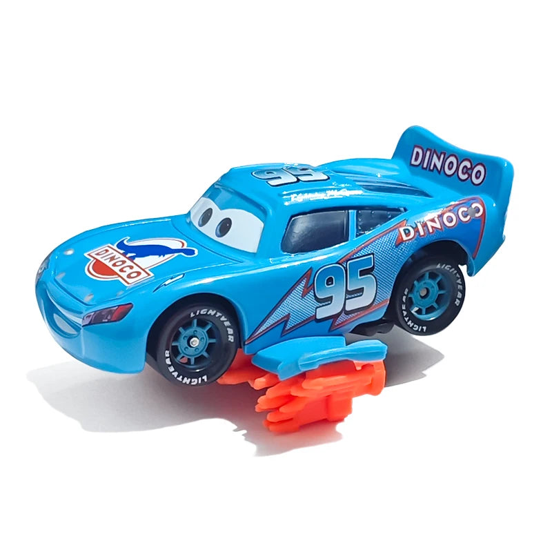 Pixar Cars Lightning McQueen Hudson Hornet Piston Cup Racer Version Metal Die Casting Model Car Racing Toys Birthday Gifts