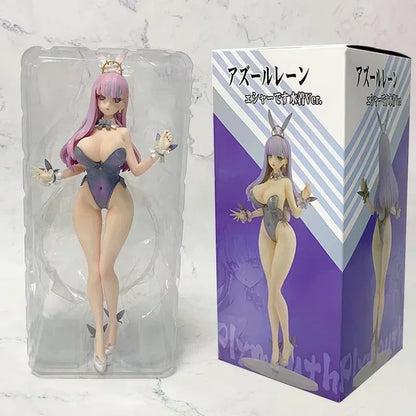 B-style Azur Lane New Jersey Bunny Girl Anime Figure St Louis Action Figure Owari/Formidable/Taihou Figurine Sexy Model Doll Toy