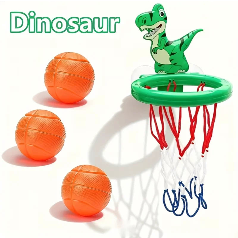 New Mini Cartoon Animal Basketball Set, Kids Bath Toys, Baby Shower Play Toys, Perfect Gift for Children