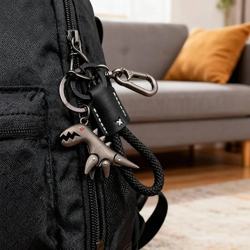 Car Keychains and Motorcycle Decorative Accessories, Woven Rope Metal Keychains, Handbag Pendants, Small Gifts For Backpack