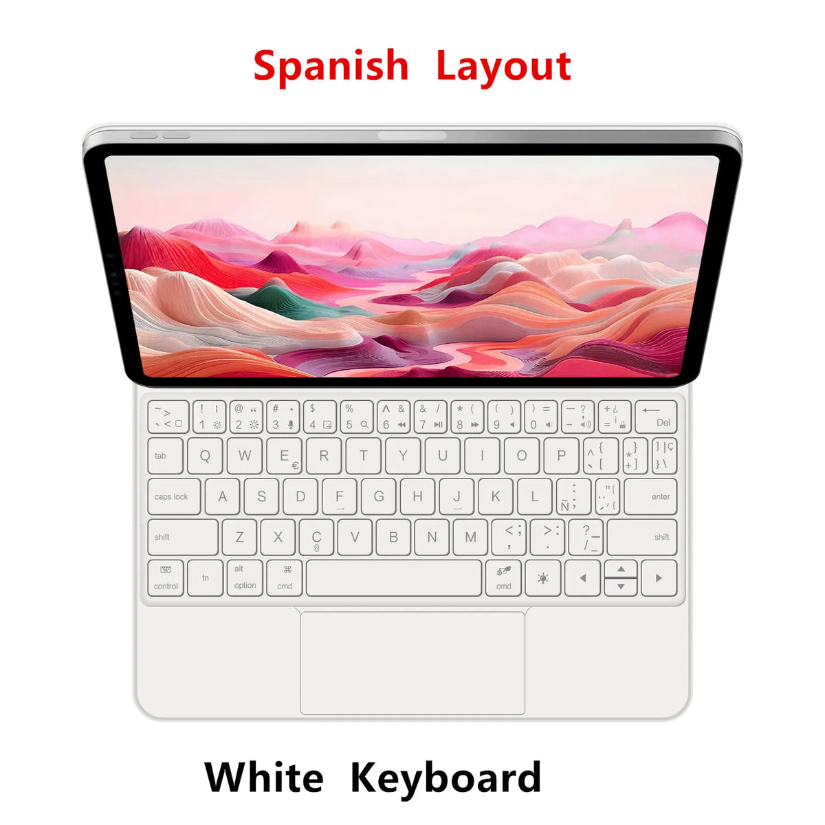 Magic Keyboard Folio For Xiaomi Pad 7 2024 Mi Pad 7 8 Pro 11.2' Tablet Smart Case For Xiaomi Pad 8 Spanish German Keyboard Cover