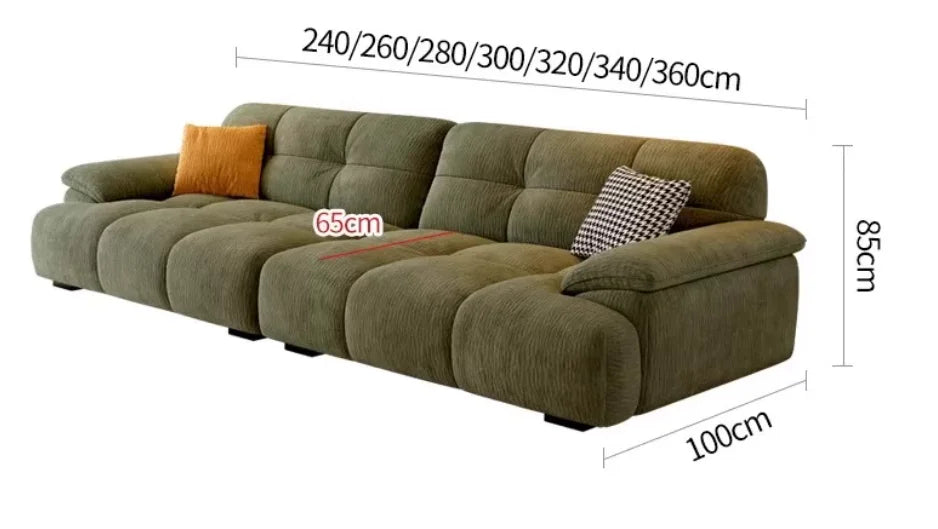 Designer Modern Living Room Sofas Olive Green Memory Foam Living Room Sofas Lounge Nordic Divano Angolare Furniture For Home