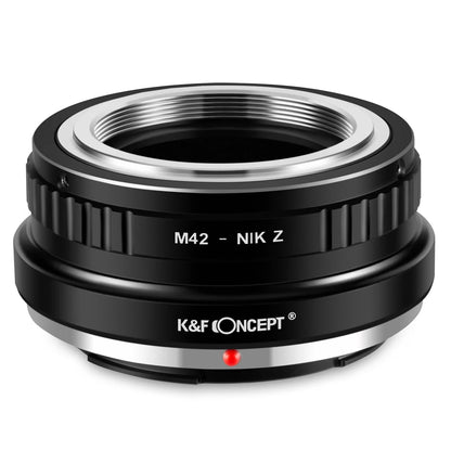 K&F CONCEPT Camera Lens Adapter for M42 Mount Lens to Sony E NEX Canon EF EOS R EOS M Nikon F Z Fujifilm FX M4/3 Leica SR Camera