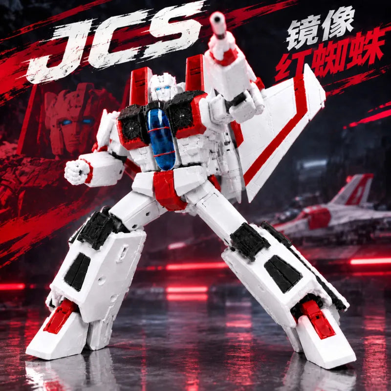 New JCS SS86 Starscream Action Figure KO Transformation Seekers G1 Skywarp Thundercracker Figures 18cm Collection Model Toys