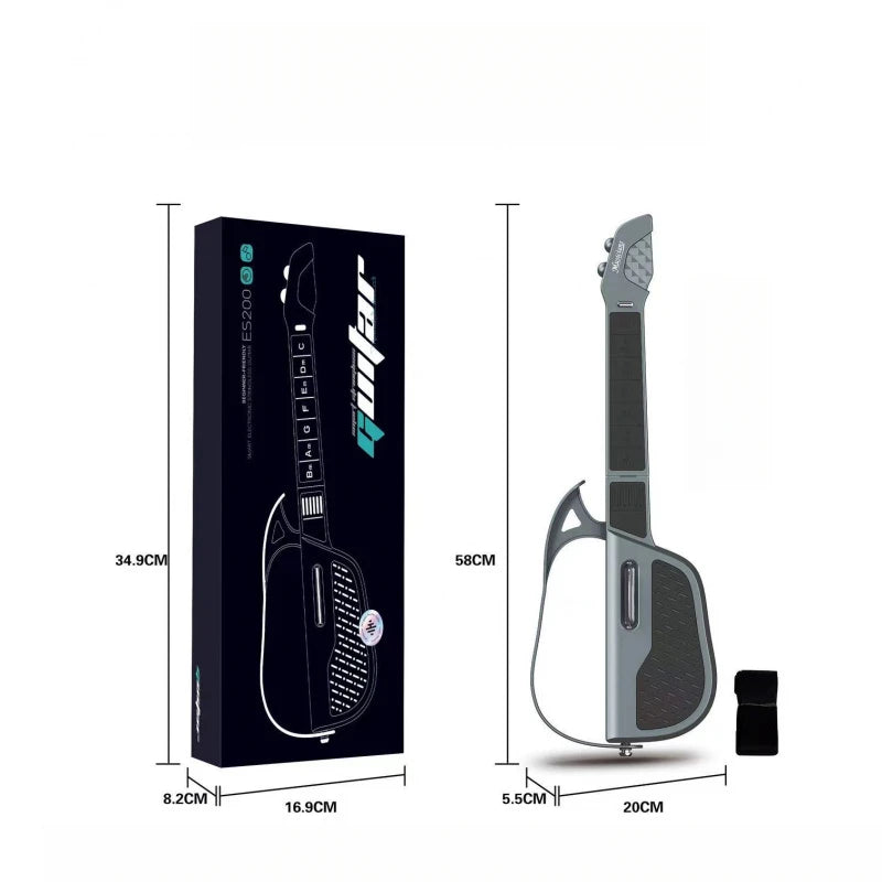 Smart Stringless Guitar Automatic Transmission Foldable Music Enlightenment Instrument Kid Musical Toy For Beginner Entry Level
