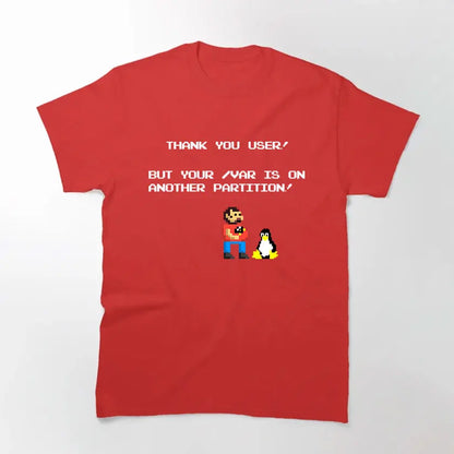 linux tux mario like troll Linux Just Sudo It Geek command computer softwar admin funny t shirt 100% cotton printed plus size