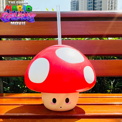 Super Mario Galaxy Movie Mushroom Cup Question Mark Popcorn Bucket Exclusive Cinema Collectible Gifts