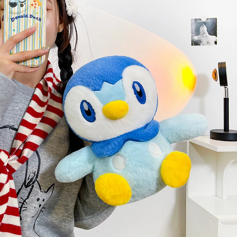 Big Size Kawaii Piplup Plush Toy Pokemon Penguin Stuffed Anime Doll Very Soft Cuddly Plushie Birthday Gifts For Fans