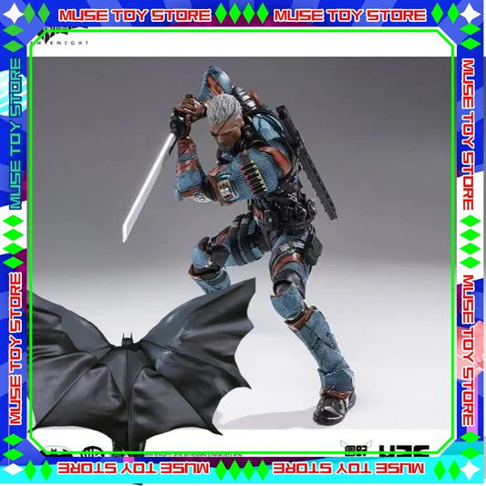 LPZZ DC Toys 1/12 Arkham Knight Figure Deathstroke and Batman Action Figures Finegures Batman Multiverse Superman Gift in Stock