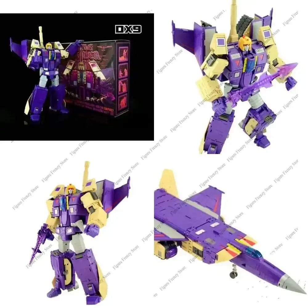 Special Offer Transformation Toy DX9 D08 Lightning Three-Transformation Aircraft Tank Mol Exquisite Action Robot Gift for