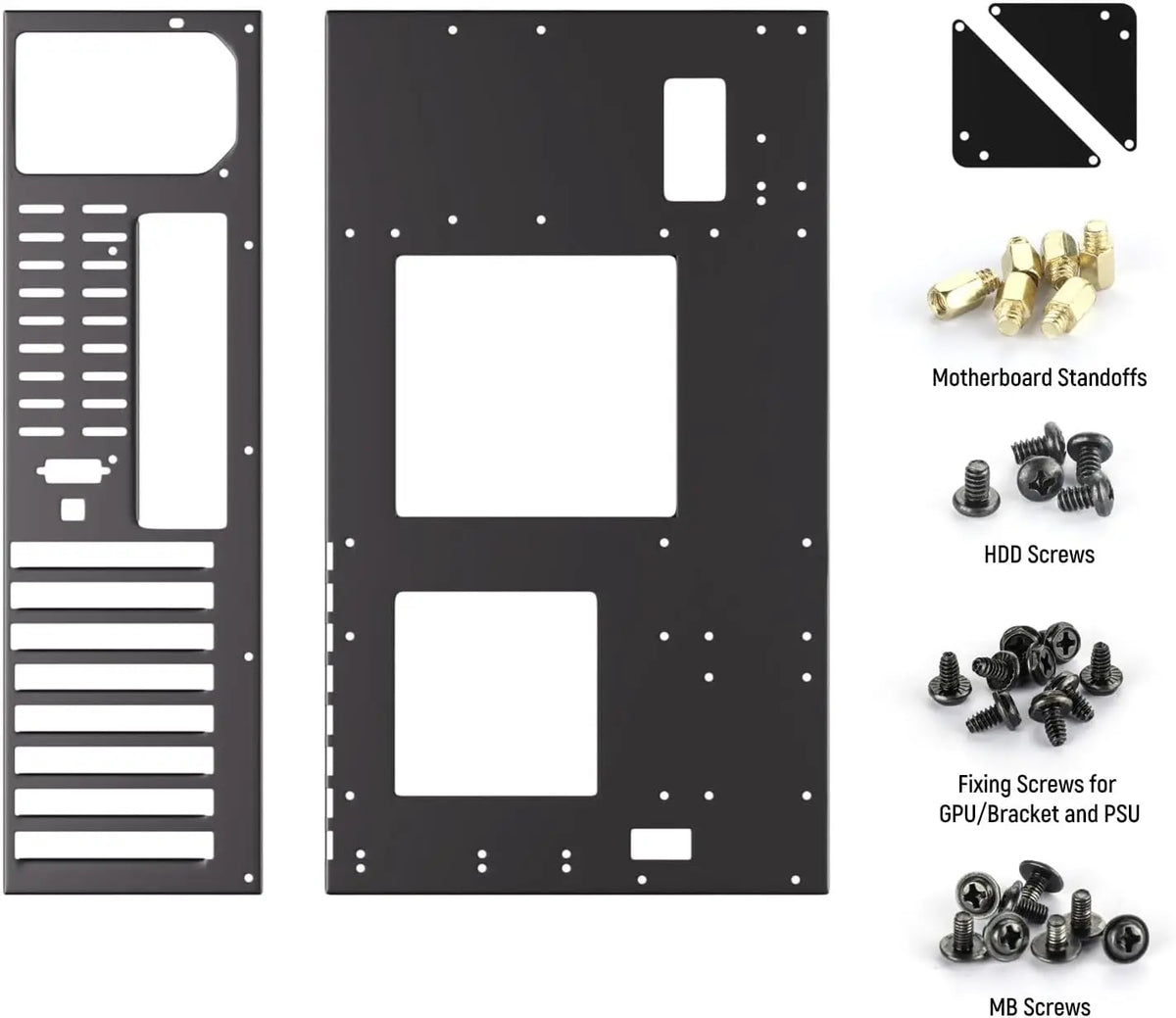 Open Air Computer PC Case, Test Bench Chassis ATX Open Mining Frame Computer Case, DIY PC Case Rack for ATX MATX ITX Motherboard