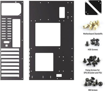Open Air Computer PC Case, Test Bench Chassis ATX Open Mining Frame Computer Case, DIY PC Case Rack for ATX MATX ITX Motherboard