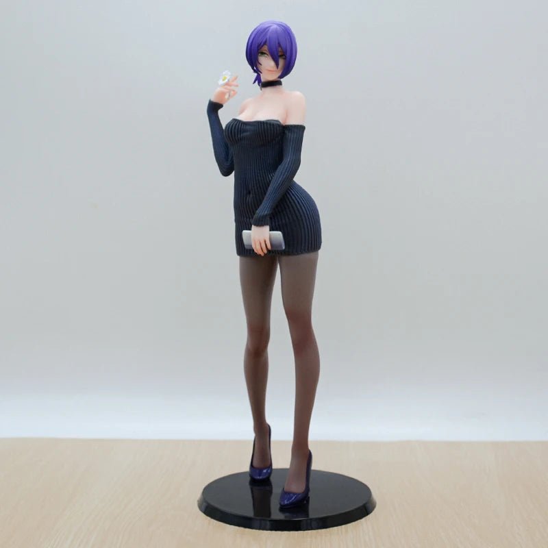 Chainsaw Man Power Bunny Girl Anime Figure Makima Action Figure Hayakawa Aki/Higashiyama Kobeni/Denji/Reze Figure Model Doll Toy