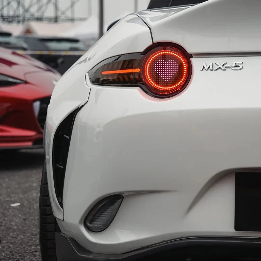 For 2016-2023 Mazda MX5 ND Autoexe Car Rear Bumper Diffuser Rear Bumper Corner Guard Trim Kit Exterior Adjustment Kit
