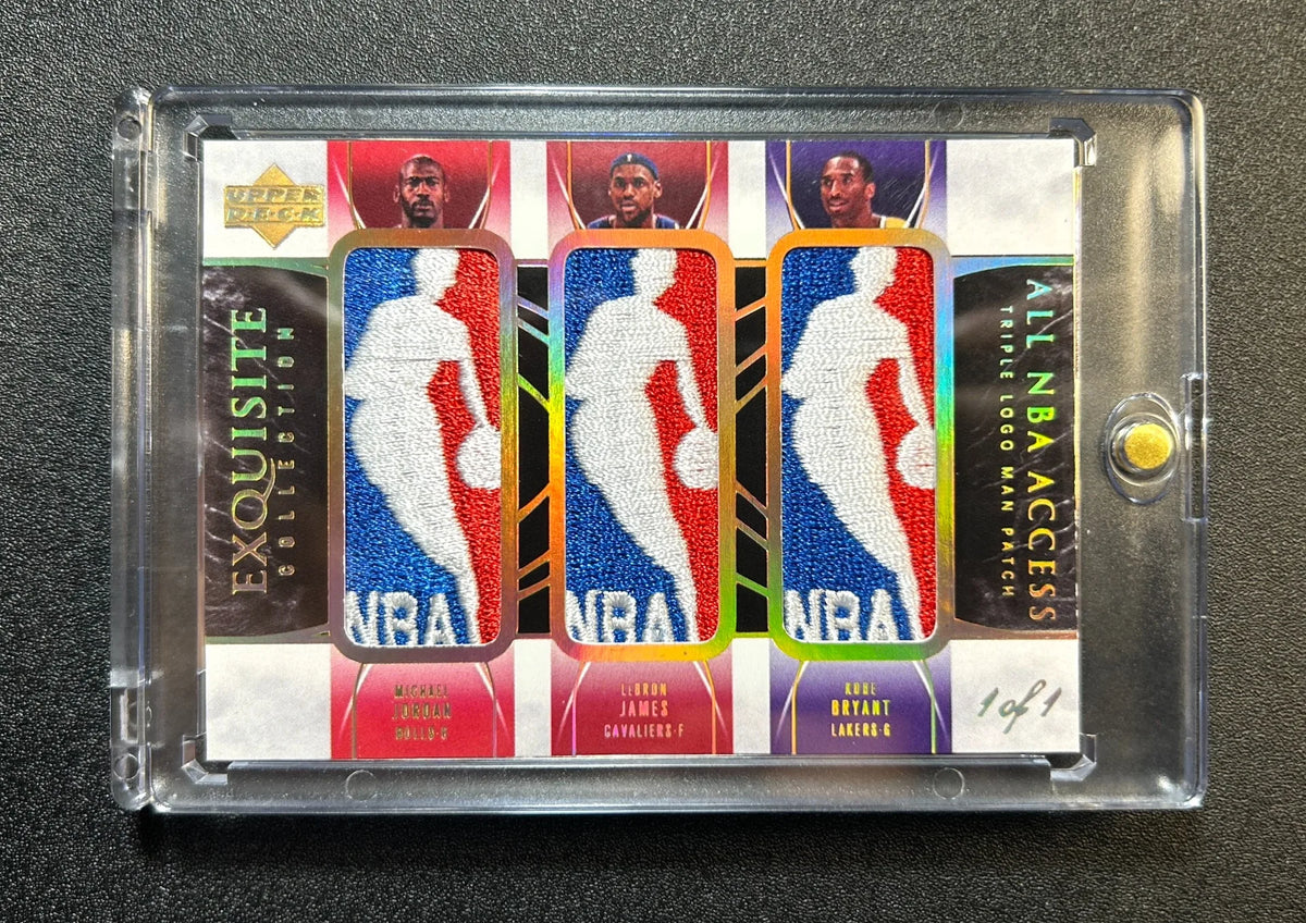 PANINI DIY homemade Kobe McGrady Iverson Carter Jordan logoman Patch signature collectible card brick Basketball holiday gift