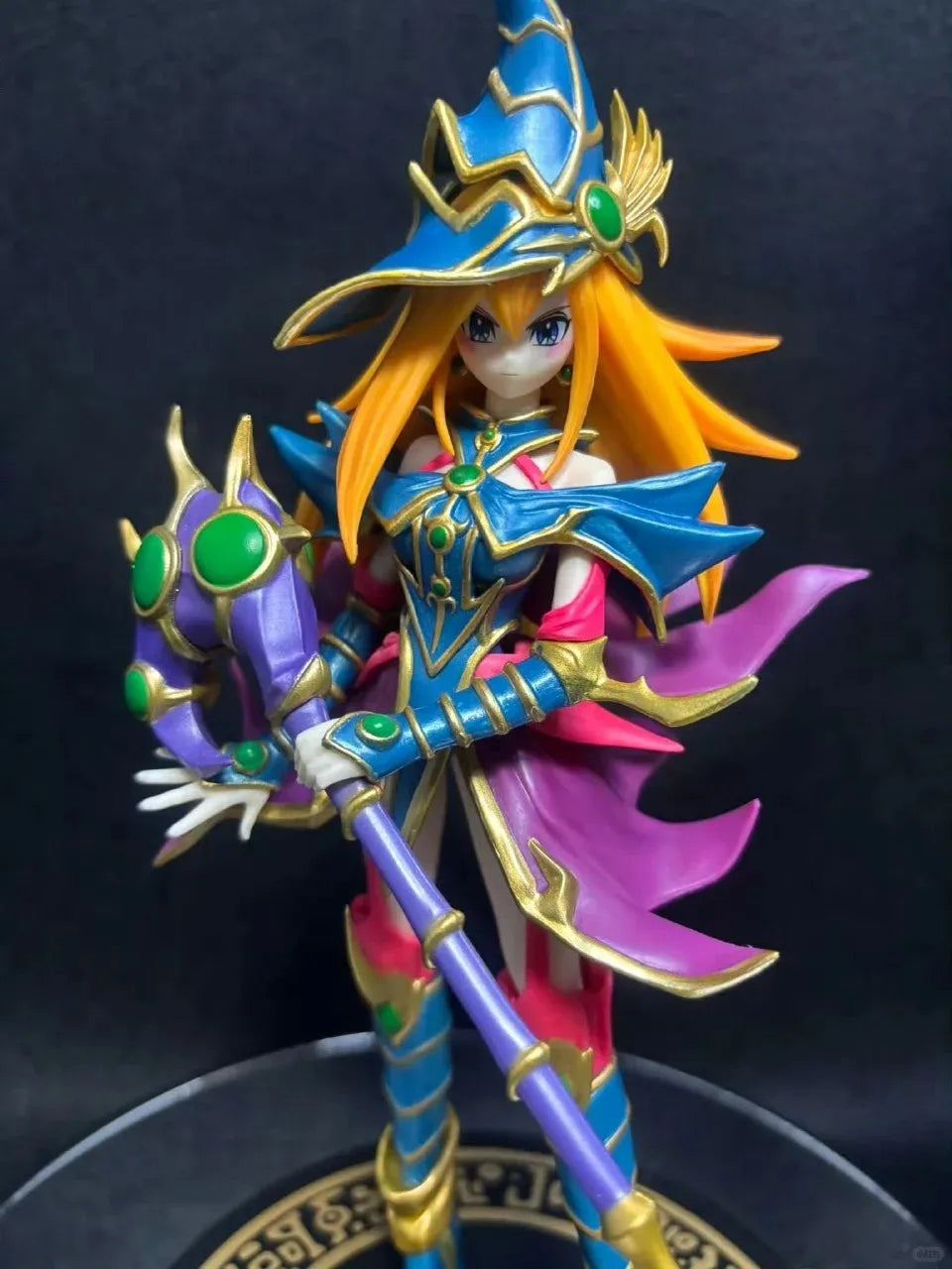Yu-Gi-Oh!  Scenic Figure 27CM Genuine Anime Toy Equal Arts Magician Girl Konami Figure Model Collectible Toy