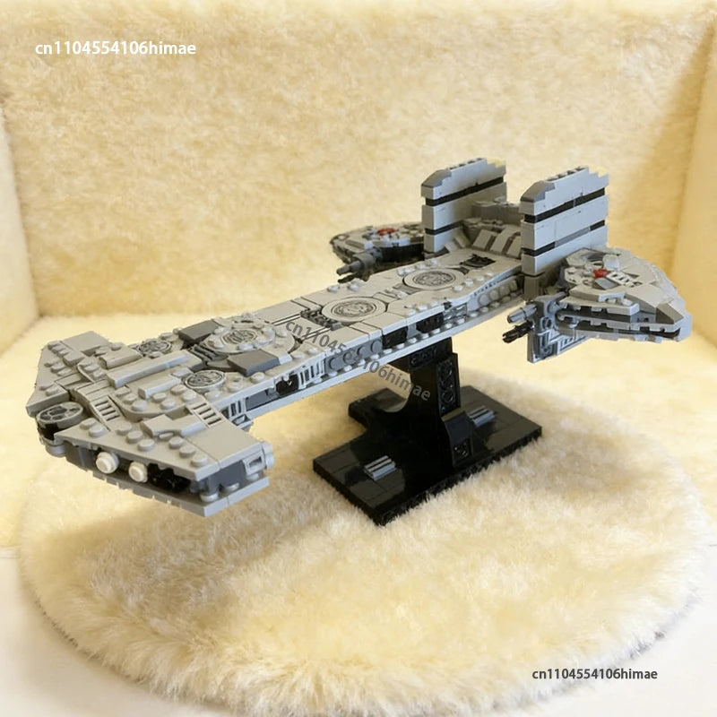 NEW Stars Thor's Bilskirnir Midi-Scale MOC Spaceship Military Building Blocks DIY War Battle Assemble Bricks Kids Toy Gift