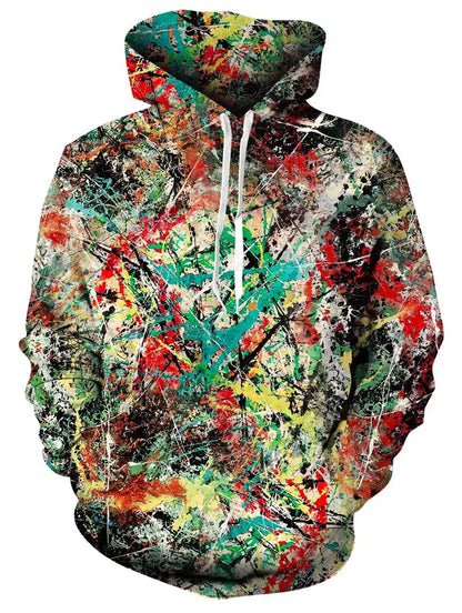 New Printed Unisex Hoodies Novelty Print 3D Patternv Hooded Pullover Sweatshirt With Pocket Hoodie Streetwear Loose Comfortable