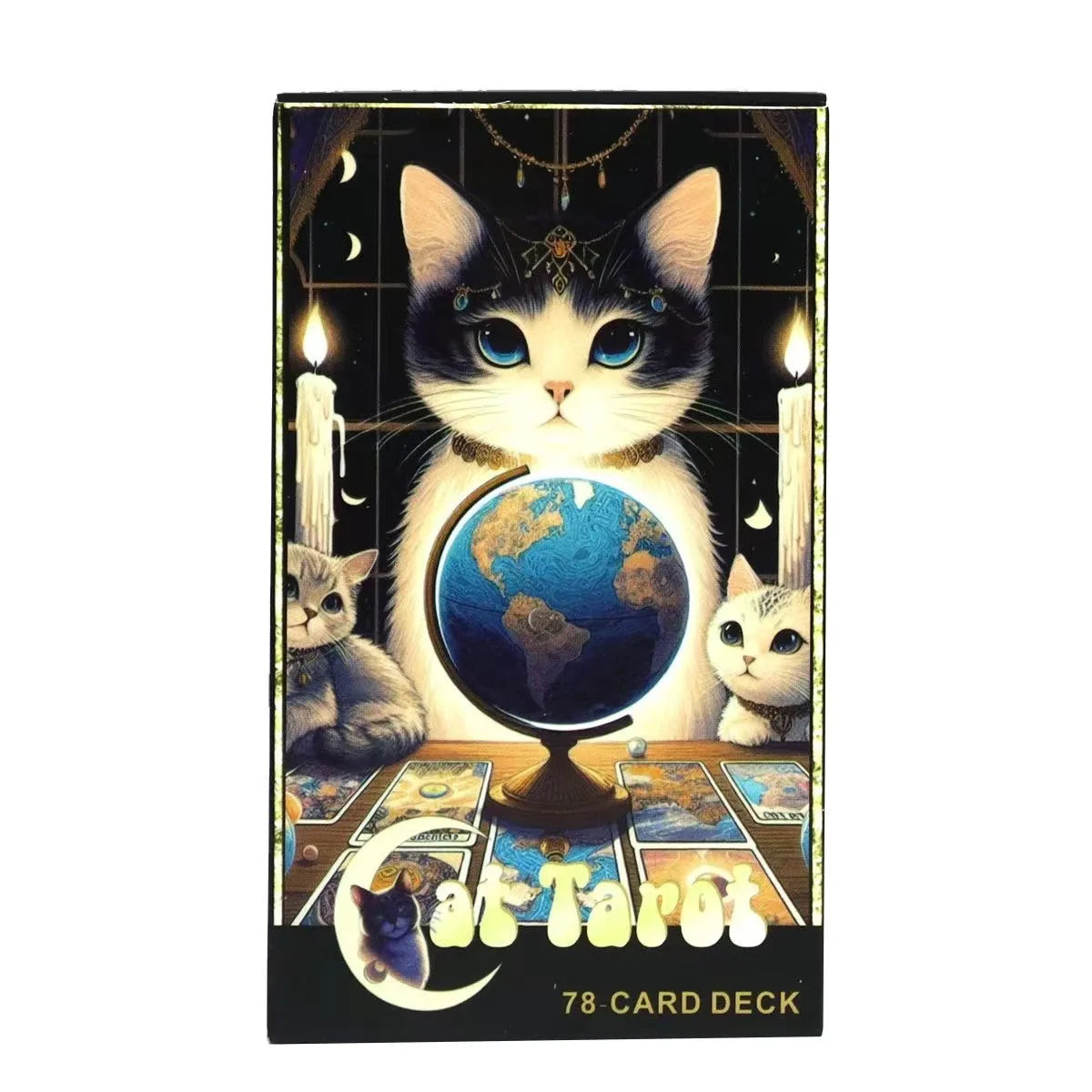 HOT 400 Style Tarot Cards Oracle Golden Art Nouveau The Green Witch Universal Celtic Thelema Steampunk Tarot Board Deck Games