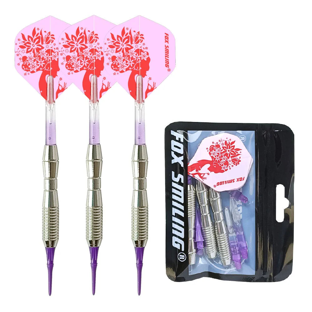 Fox Smiling 3PCS 18g Soft Darts With Nylon Darts Tips And Shafts
