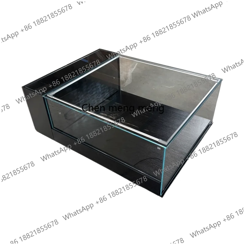 Model display cabinet home coffee table glass dustproof display cabinet creative customization