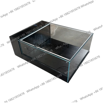 Model display cabinet home coffee table glass dustproof display cabinet creative customization