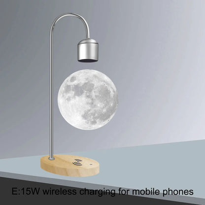 Suspended Moon Lamp 3D Printing Seamless Creative Suspended Moon Desk Lamp Home Decoration LED Night Light