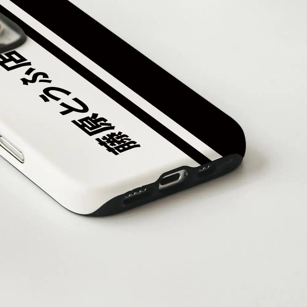 Initial D AE86 Phone Case For iPhone 17 16 15 14 13 12 Pro Max Plus Glossy HD Double-Layer Liquid Hard Shell