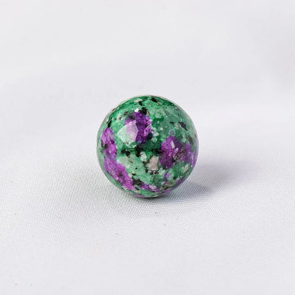 16mm Natural Crystal Ball No Hole Beads, Polished Agate Gemstone Sphere Bulk for DIY Jewelry Crafts Home Decor Gifts