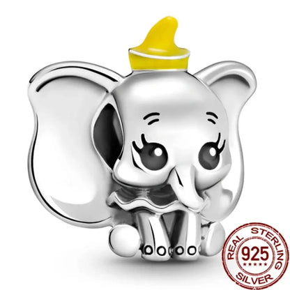 Hot selling 925 sterling silver Disney cartoon wizard charm bead pendant, suitable for original DIY bracelet, women's birthday