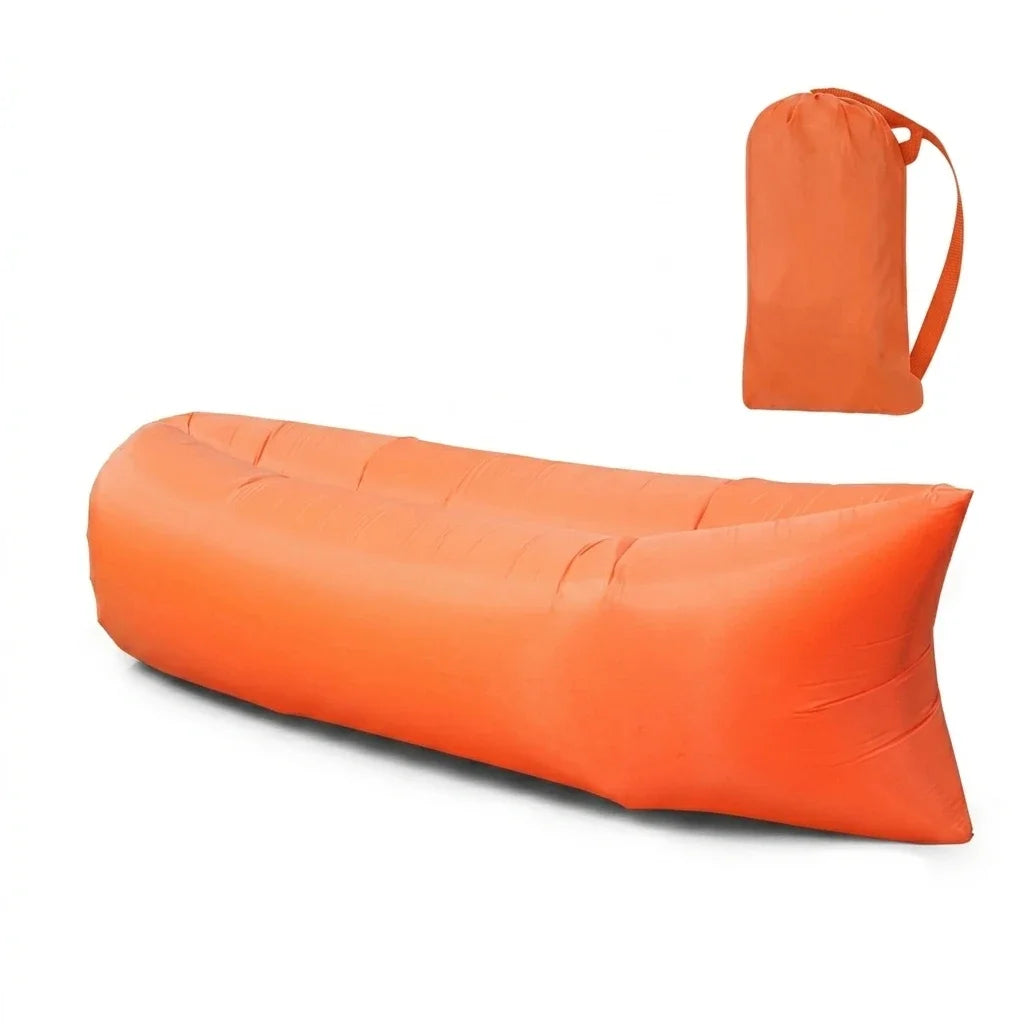 Inflatable Air Lounger Sofa Portable Quick Inflate Waterproof Camping Couch Beach Chair Poolside Travel Outdoor Sleeping Mat