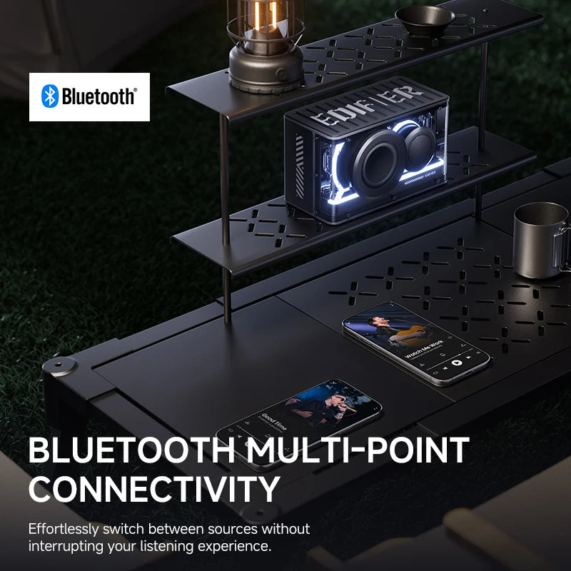 Edifier QD25 Bluetooth Speaker Tabletop Sound Box Hi-Res Audio Bluetooth 6.0 TWS Stereo 25W Output