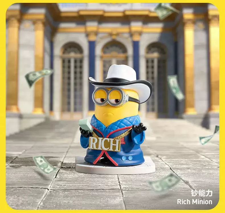 2026 Popmart Minions & Monsters Series Blind Box Collectible Figure Desktop Ornament Film Toys Figure   Model Mystery Box Gifts