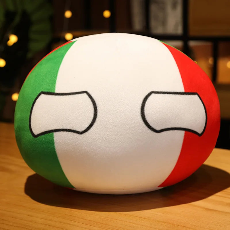 Country Ball Plush Toys 70 Styles 10cm Polandball Pendant Country Balls Countryball Stuffed Doll Xmas Birthday Gifts for Kids