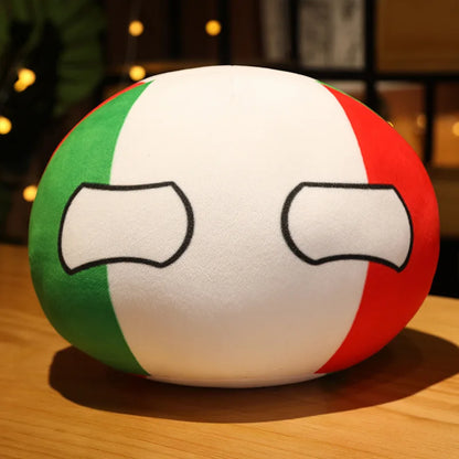 Country Ball Plush Toys 70 Styles 10cm Polandball Pendant Country Balls Countryball Stuffed Doll Xmas Birthday Gifts for Kids
