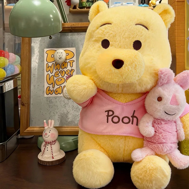 30/45/60cm Winnie Plush Toy Cute Little Bear Doll Cartoon Cute Stuffed Doll Accompany Decoration Home Decor Toy Birthday Gift