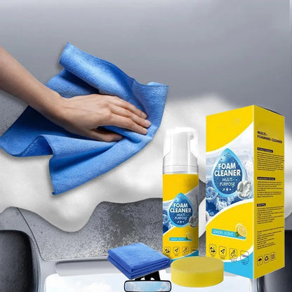 150ml Foam Cleaner All-purpose Deep Cleaning Spray for Car Interior Leather Plastic & Fabric Car Bathroom & Sofa Cleaning Tools