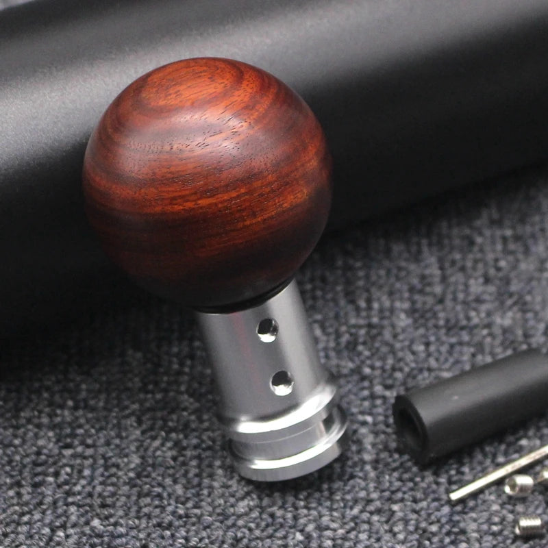 Car solid wood shift knob, manual gearshift lever knob, rosewood shift knob, 5/6-speed wooden knob, universal car handle