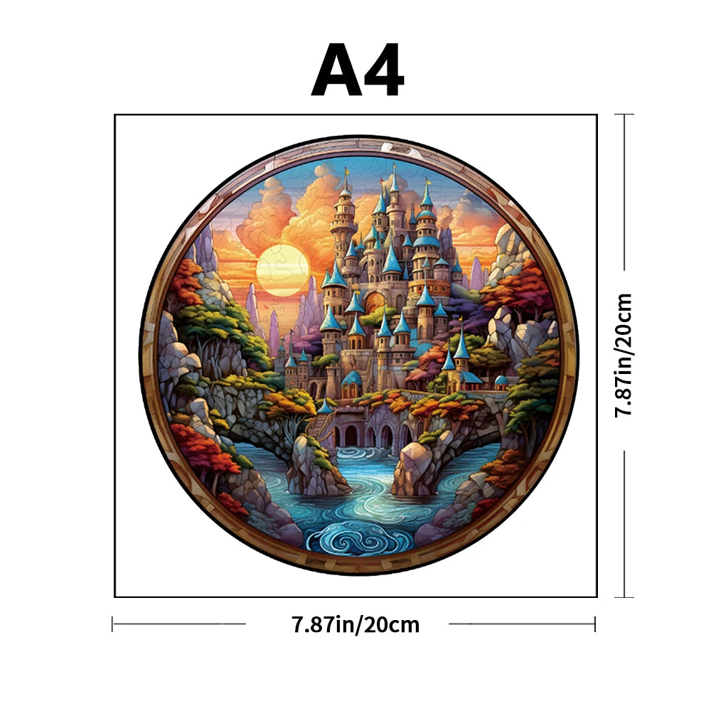 Wooden Puzzle - Adult Unique Alien Advanced Wooden Puzzle Gift - Happiness Tree, Ocean World Animal Jigsaw Puzzles Family Game