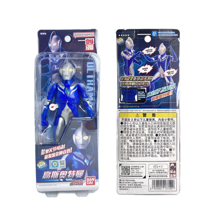 Bandai Original Genuine 17.5cm Vocal Ultraman Series Model Ornaments Movable Figure Model Collection Holiday Gifts Hot