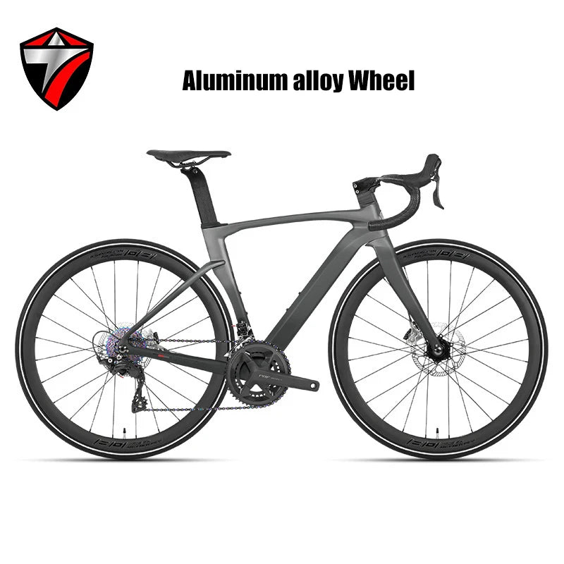 TWITTER New CYCLONE RS-24S Shift+105 Derailleur Carbon Road Bike 4-Pistons Oil Disc Brake Racing Bicycle 700*28C for Men Women