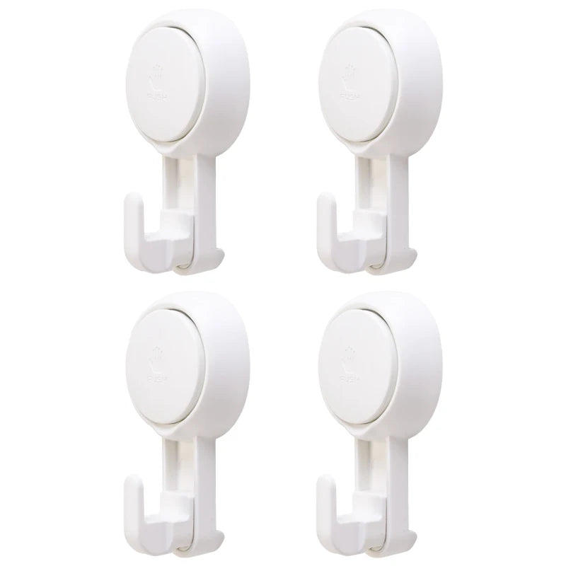 TAILI No Drilling Towel Hook Removable Vacuum Suction Cup Hooks Bathroom Robe Towel Holder Hook Kitchen Hotel Home Accessories