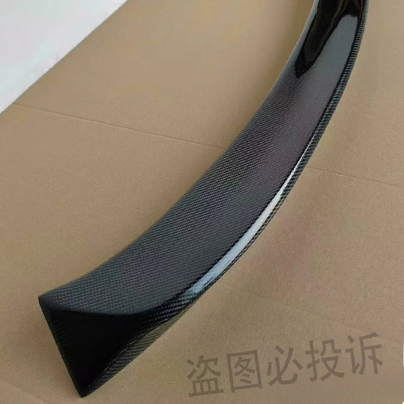 For Porsche Cayenne 958 2011 2012 2013 2014 True Carbon Fiber /FRP Black Middle Wing Rear Wing Luggage Lip Top Spoiler