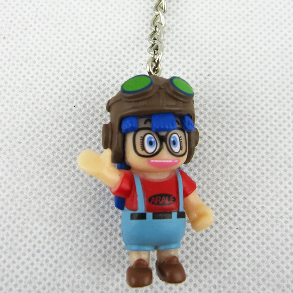 Random 1 Piece Classic Japan Comic Anime Akira Toriyama Dr.Slump Arale Cute Pendant Bag Key Chain Figure Toys Gift