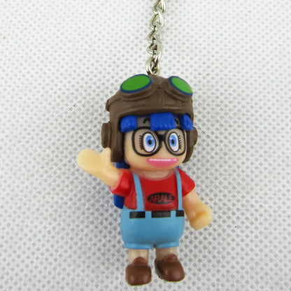 Random 1 Piece Classic Japan Comic Anime Akira Toriyama Dr.Slump Arale Cute Pendant Bag Key Chain Figure Toys Gift