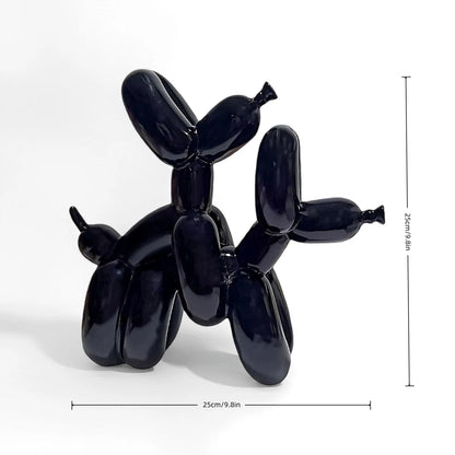 Sculpture De Chien Ballon En Résine Moderne, Artisanat Animalier, Décoration De La Maison, Statue De Chien, Cadeau De Noël, Déco