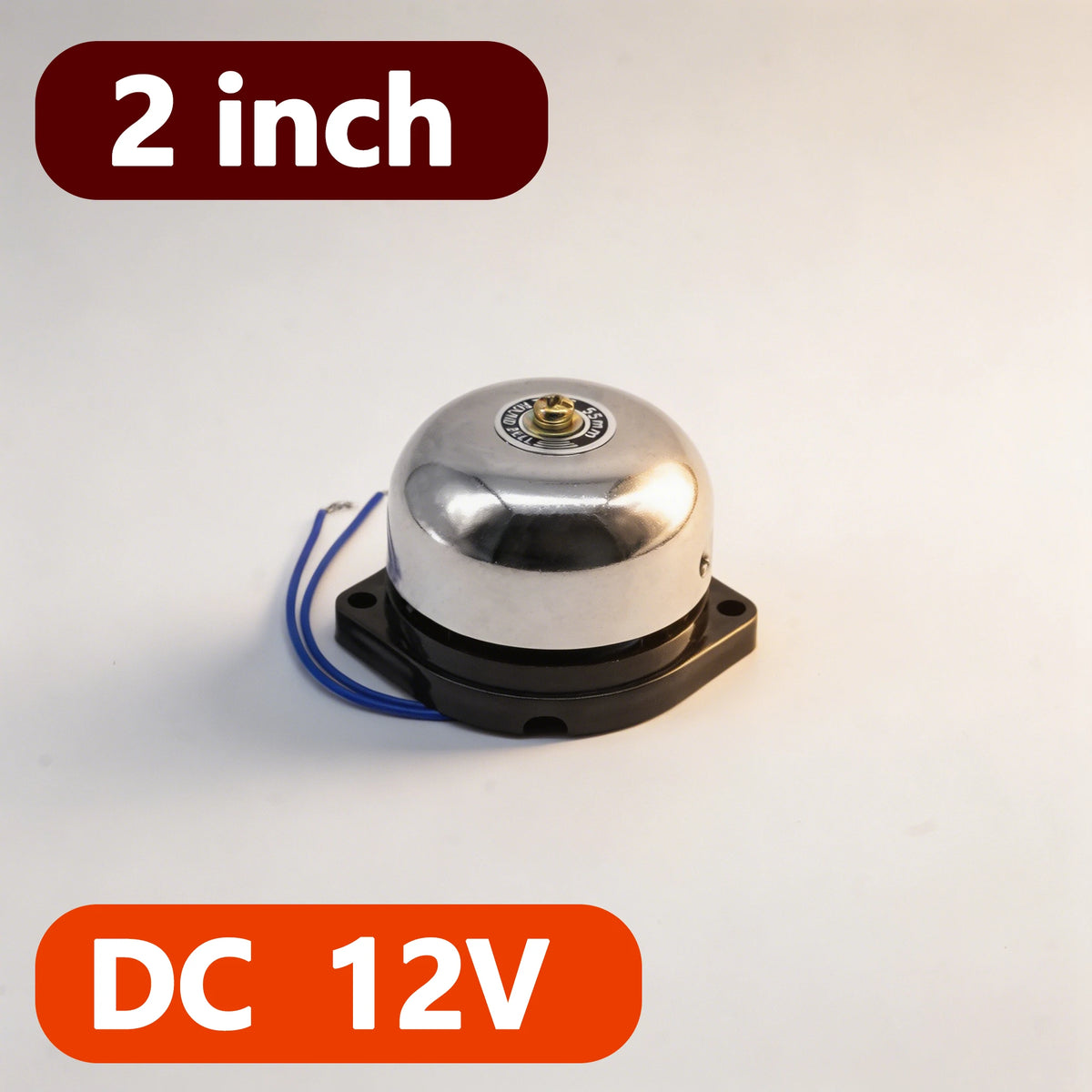 2/3/4/6 Inch Internal Strike Electric Bell AC110/220V DC12/24V High Decibel Loud Sound Alarm Doorbell School Factory Household