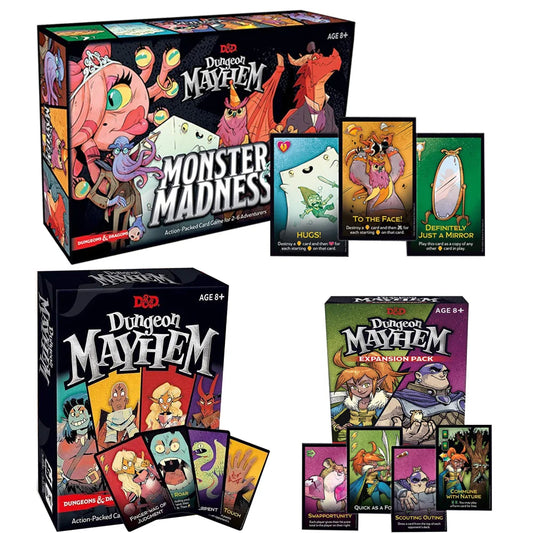 Dungeon Mayhem Dungeons Dragons Card Game Monster Madness Board Game Party Game for Friends and Family